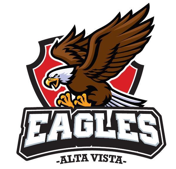 Eagle with the words  Alta Vista Eagles